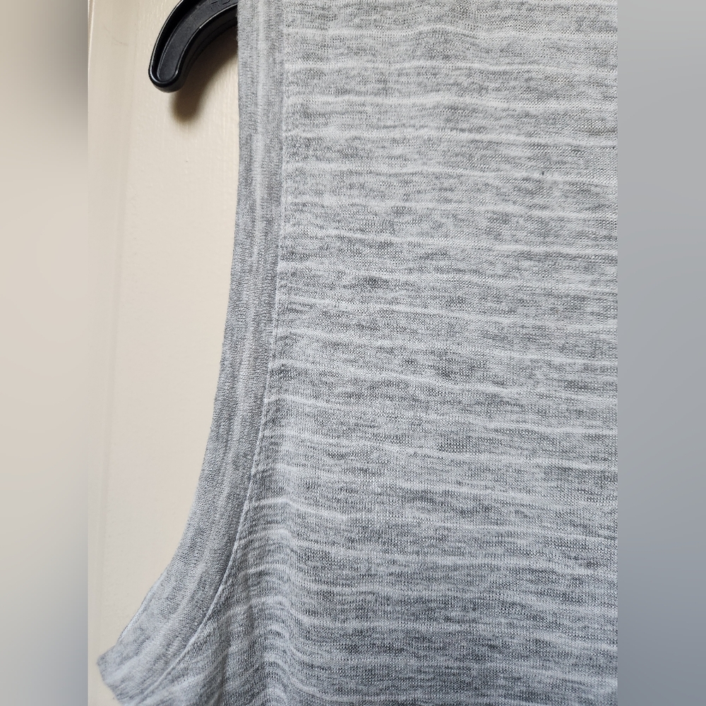 Athleta Gray Stripe Breezy Sleeveless Top, Small - Picture 6 of 9